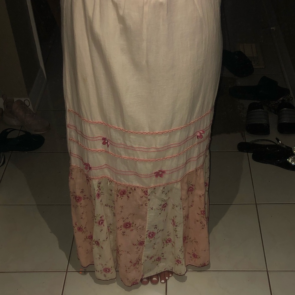 Long boho skirt